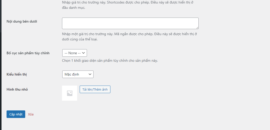 chinh sua danh muc 2