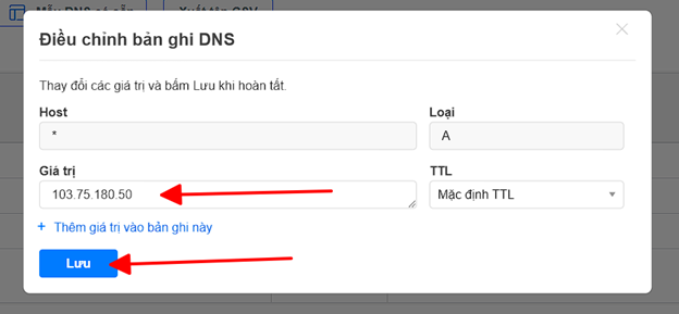 [tên Miền] Hướng Dẫn Sửa Bản Ghi Tên Miền Tại Mắt Bão